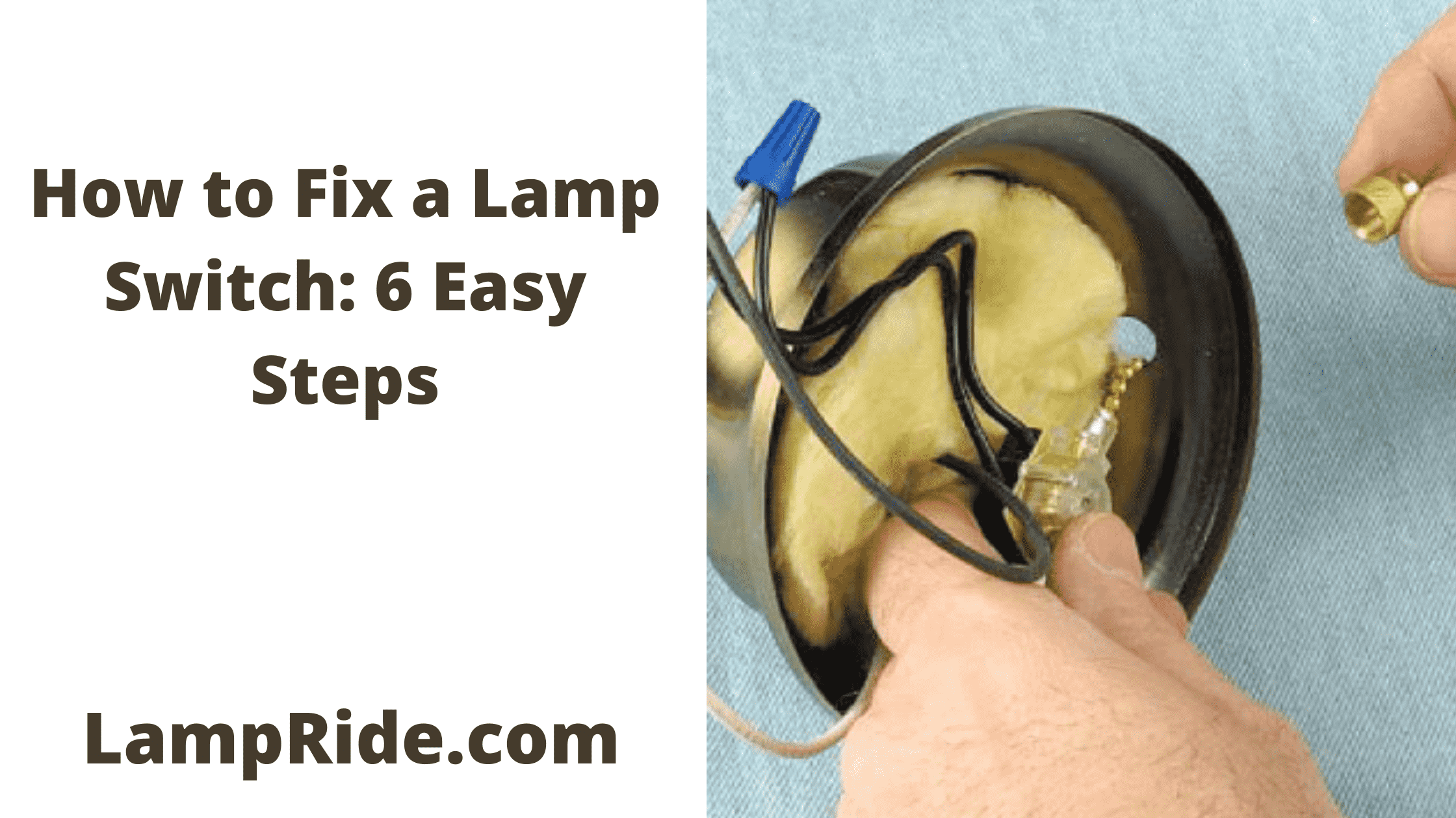 Fix A Lamp Switch In 6 Easy Steps, How To Fix A Lamp Rotary Switch